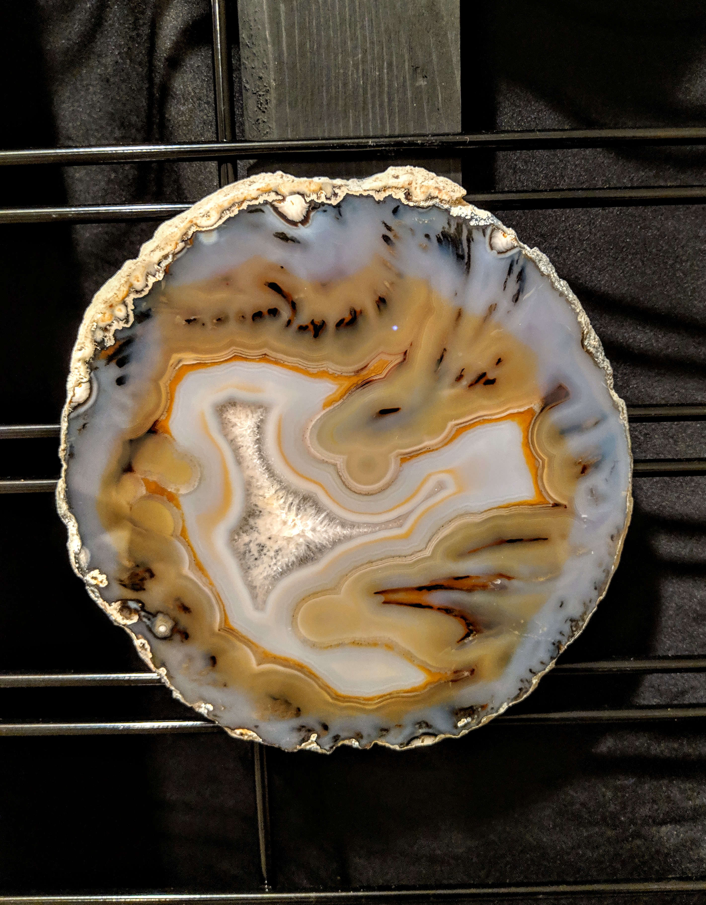 Brazilian agate slab