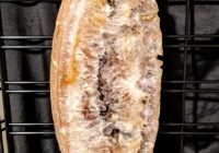 Brazilian Agate slab Golden oval