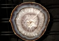 Brazilian Agate slab drusie