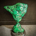 Malachite sculpture