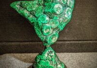 Malachite sculpture